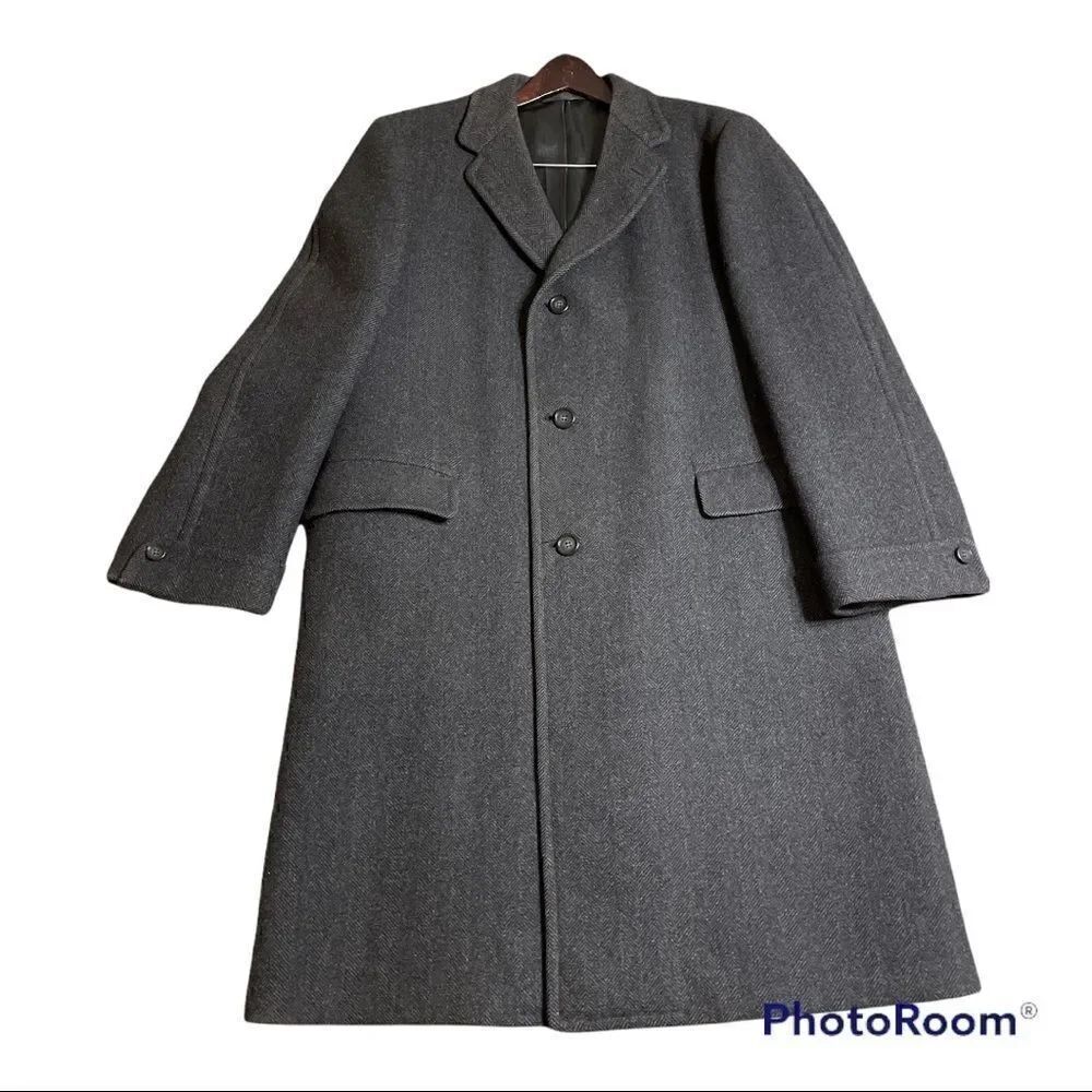 Vintage Herringbone Wool Coat from Knox 5th Avenue